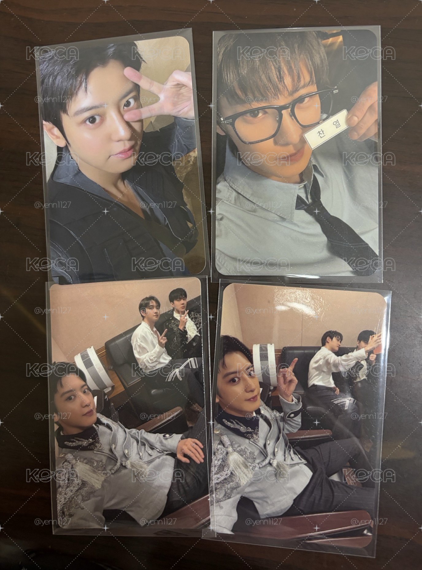 現貨 exo reverxe chanyeol 燦烈 k4首爾場幸運卡 wvs直播卡