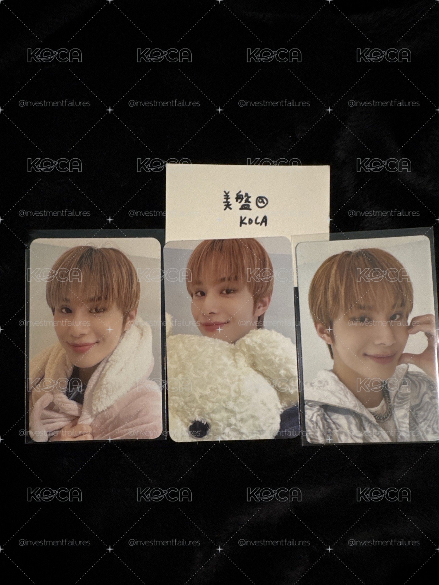 NCT 127 廷祐 三巡展覽小卡 三張一組