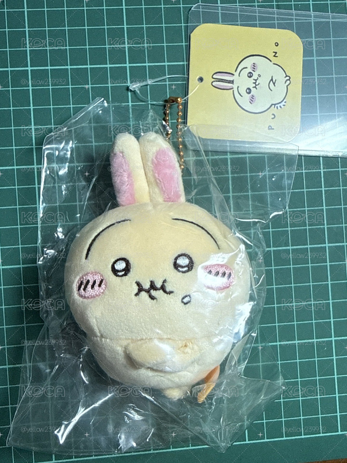 氣噗噗 兔兔 吊飾 全新未拆
