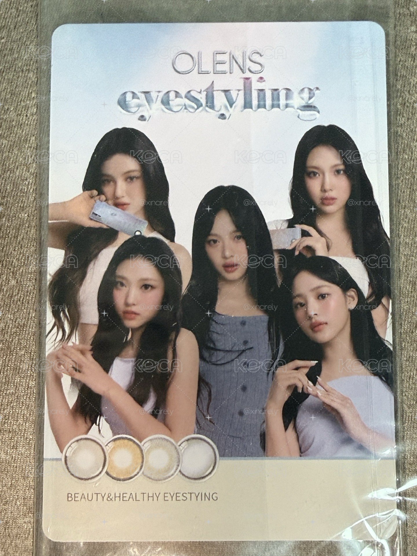 olens 代言大卡 PVC 美瞳