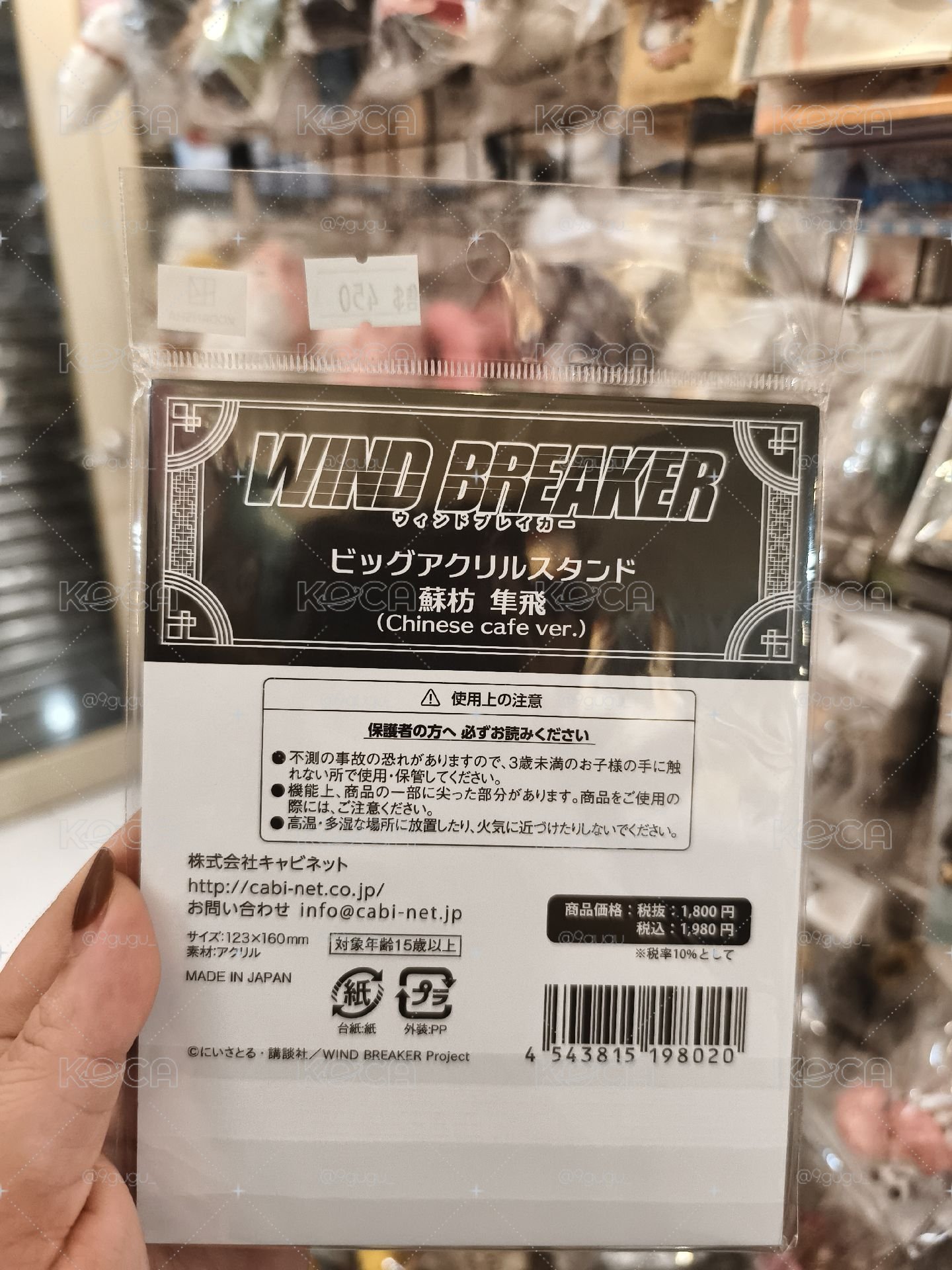 防風少年WIND BREAKER 中國風壓克力立牌櫻遙/蘇枋隼飛