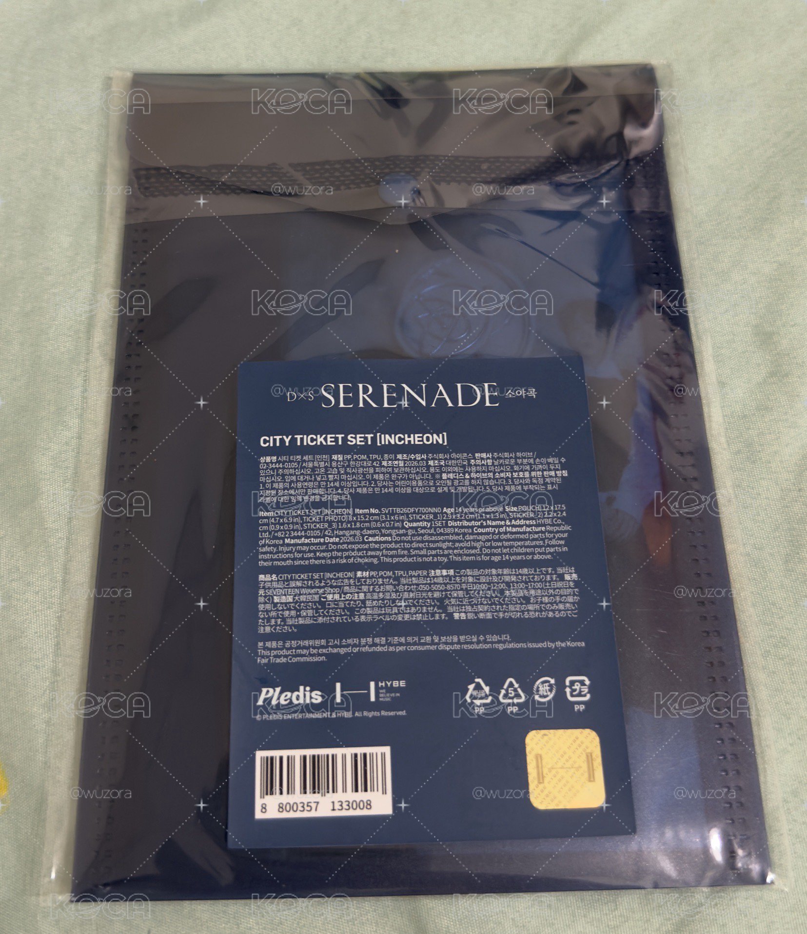 SERENADE 仁川城市限定 票卡組 