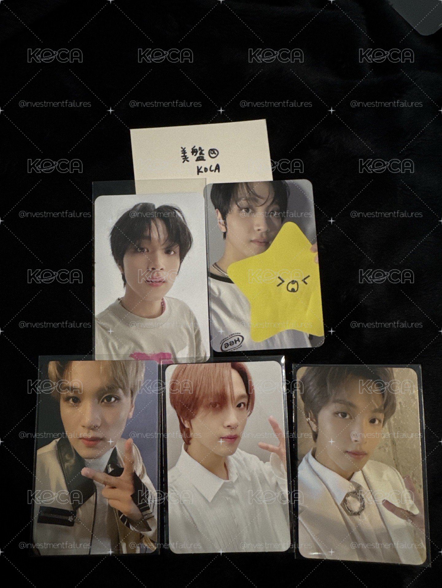 NCT 楷燦 特典卡 周邊卡
