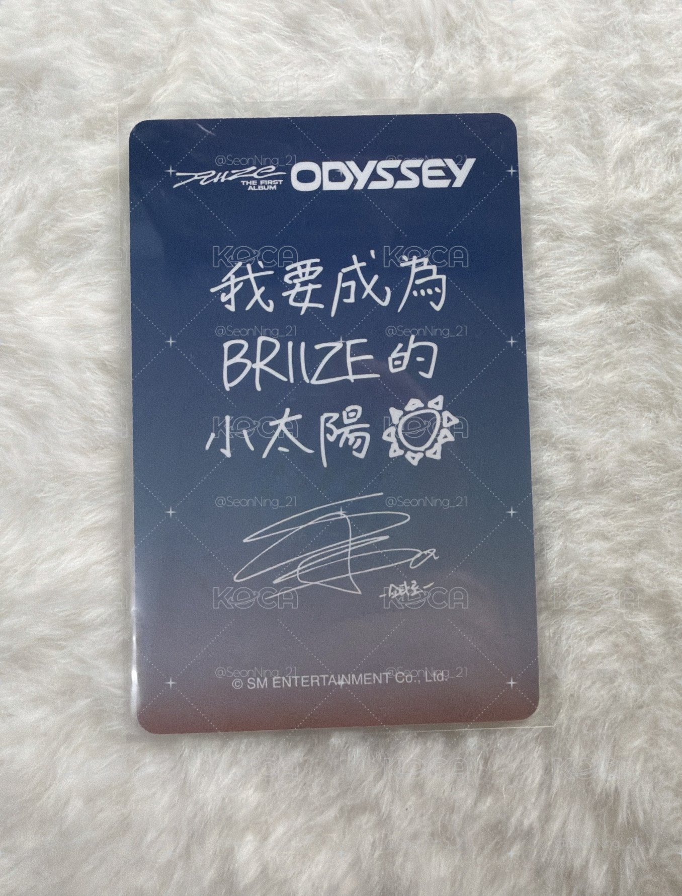 🦦ODYSSEY km 幸運卡（中背）