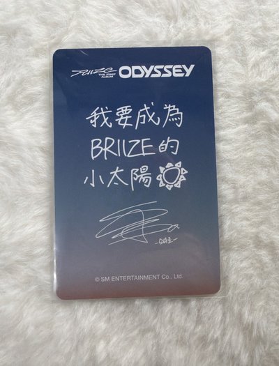 🦦ODYSSEY km 幸運卡（中背）