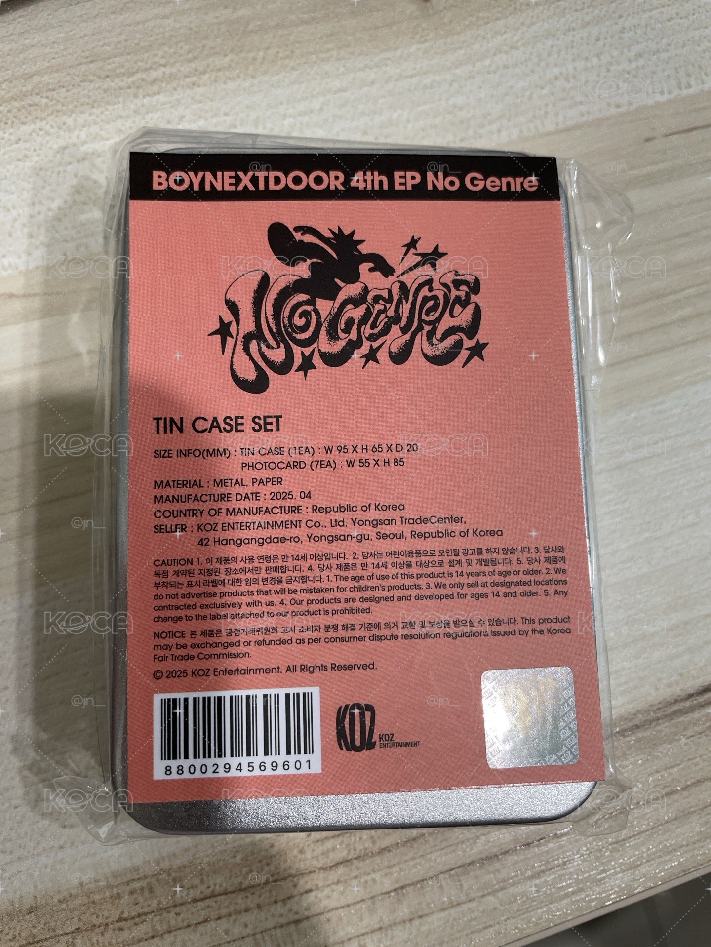 No Genre鐵盒卡