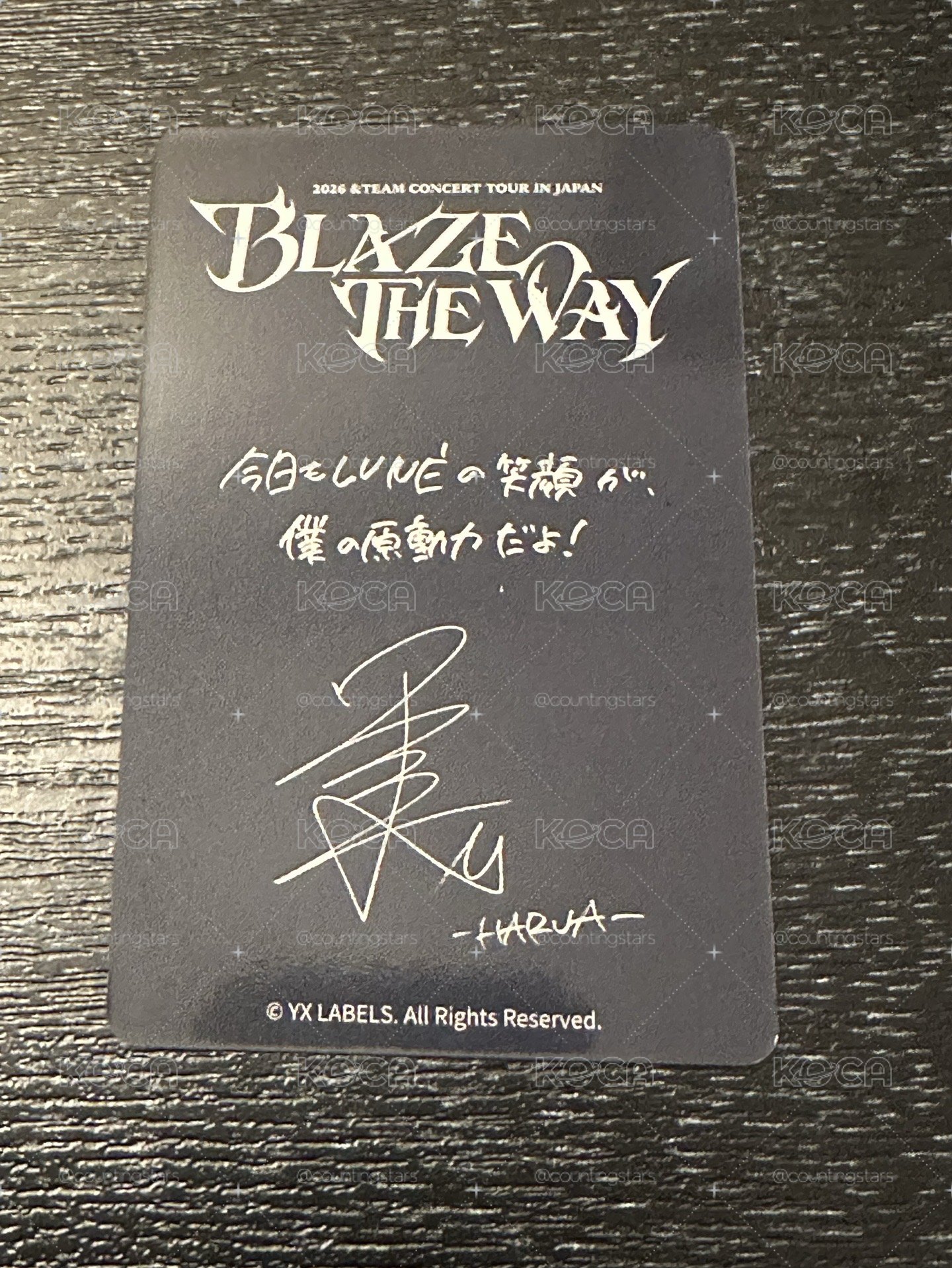 BLAZE THE WAY 神奈川 HARUA FC卡 粽卡 