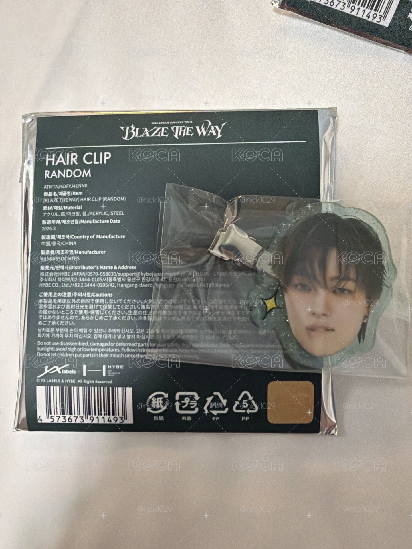 EJ髮夾