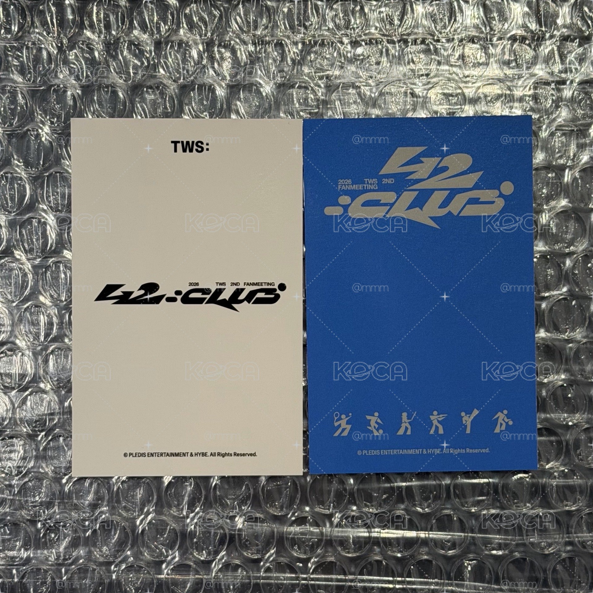現貨 TWS 2026fm 外套卡+包包卡 韓振 衣服卡 托特包卡 