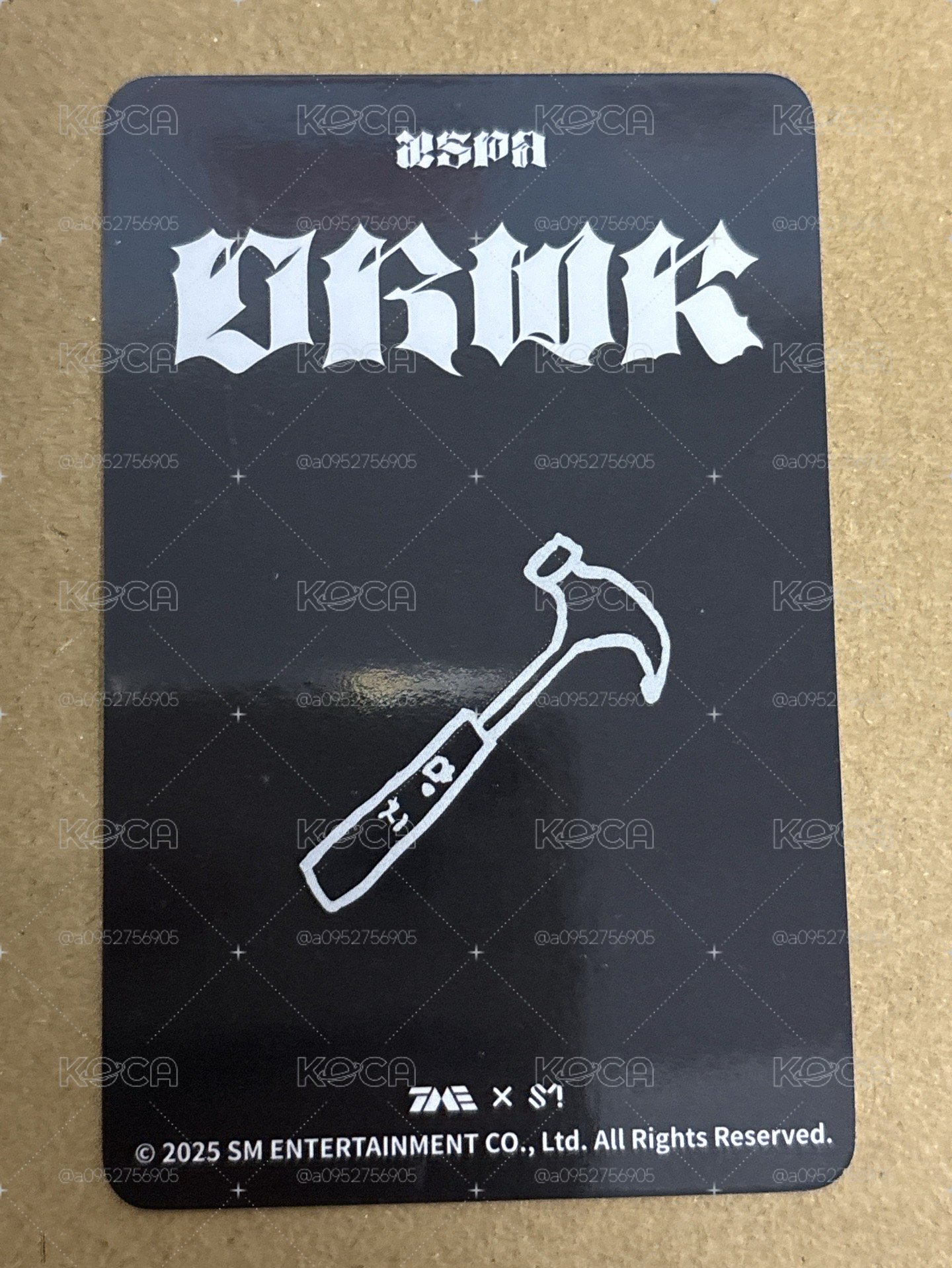 （瑕）Dirty Work QQ音樂 星光卡 三星冬
