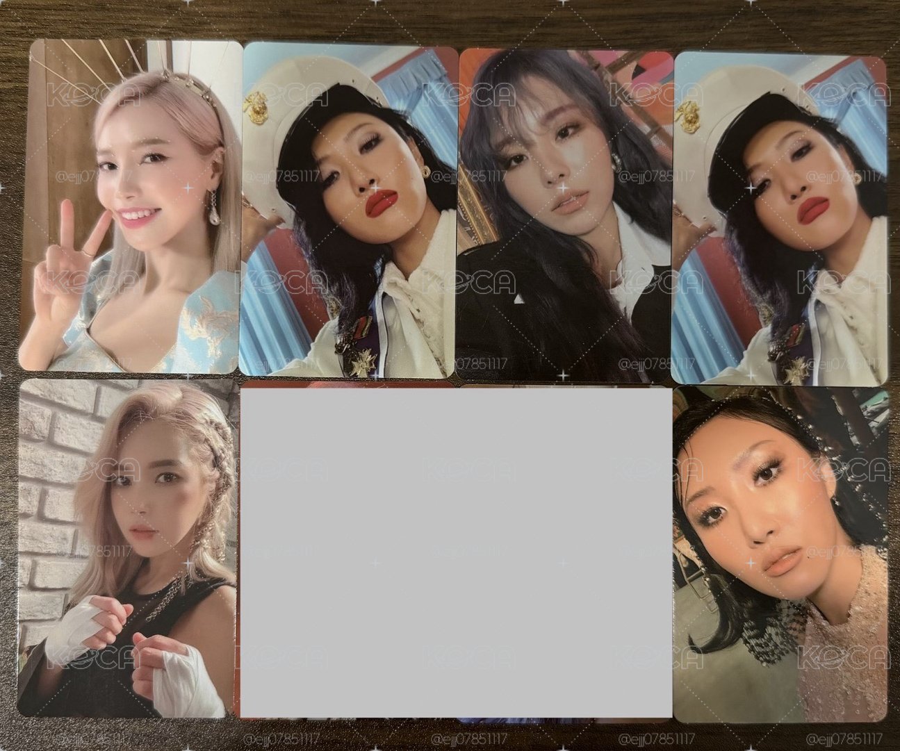 Mamamoo 黑專(可自己選2張小卡+1張變化卡）