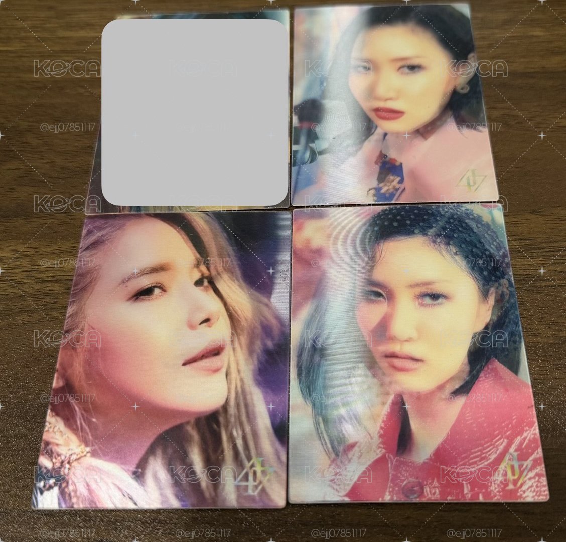 Mamamoo 黑專(可自己選2張小卡+1張變化卡）