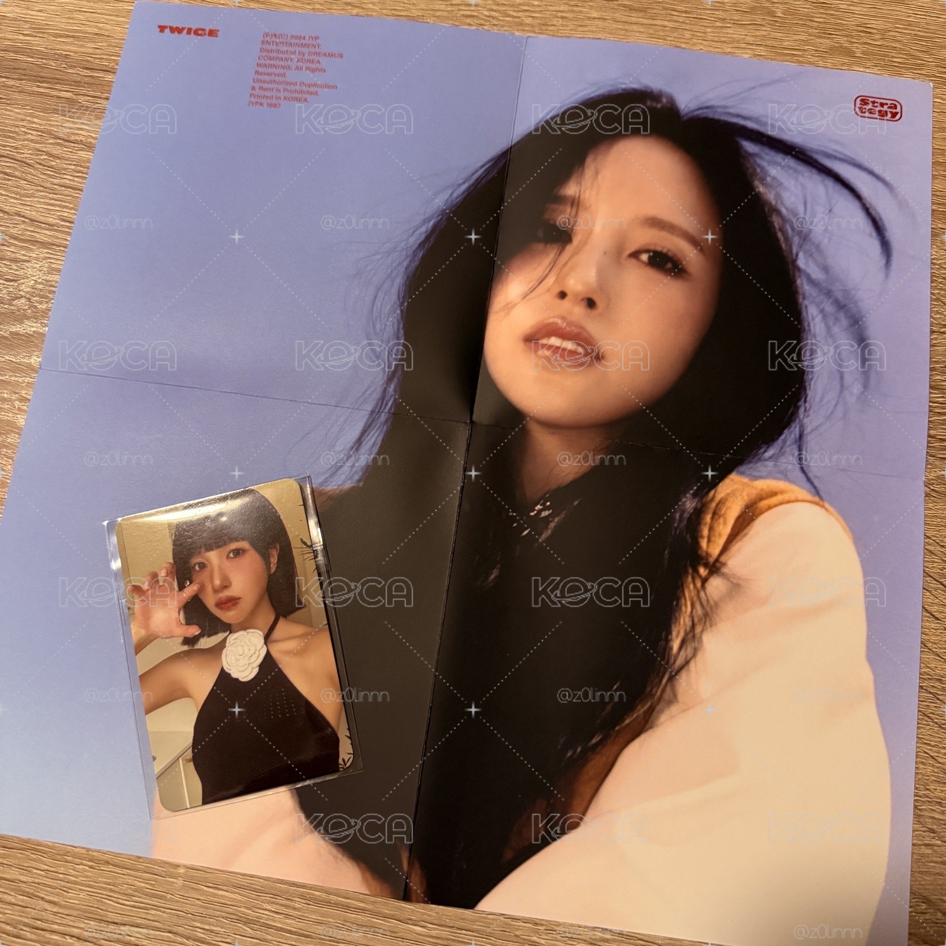 TWICE strategy南🐧專卡+海報 （可換娜）