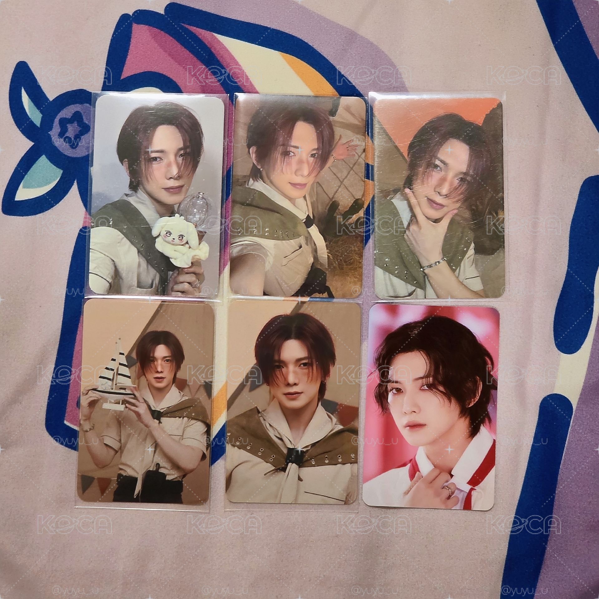 ATEEZ▪︎呂尚 ANITEEZ IN TREASURE 行李吊牌、手燈圈（含卡）、隨機卡包卡 不拆賣