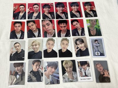 SEVENTEEN 小卡 特典 整圖競標 俊榮奎碩寛率