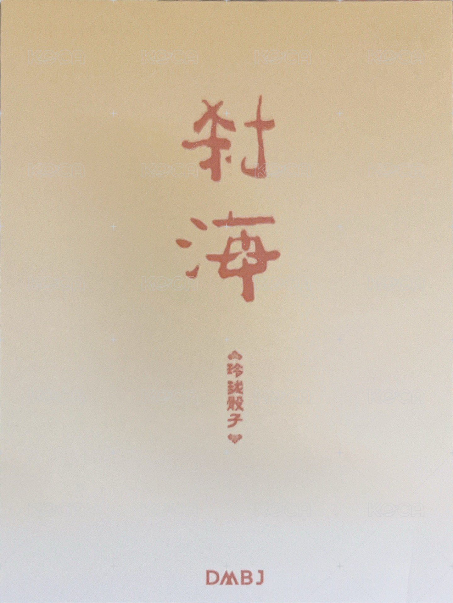 2024八一七 剎海 玲瓏骰子 拍立得  背面