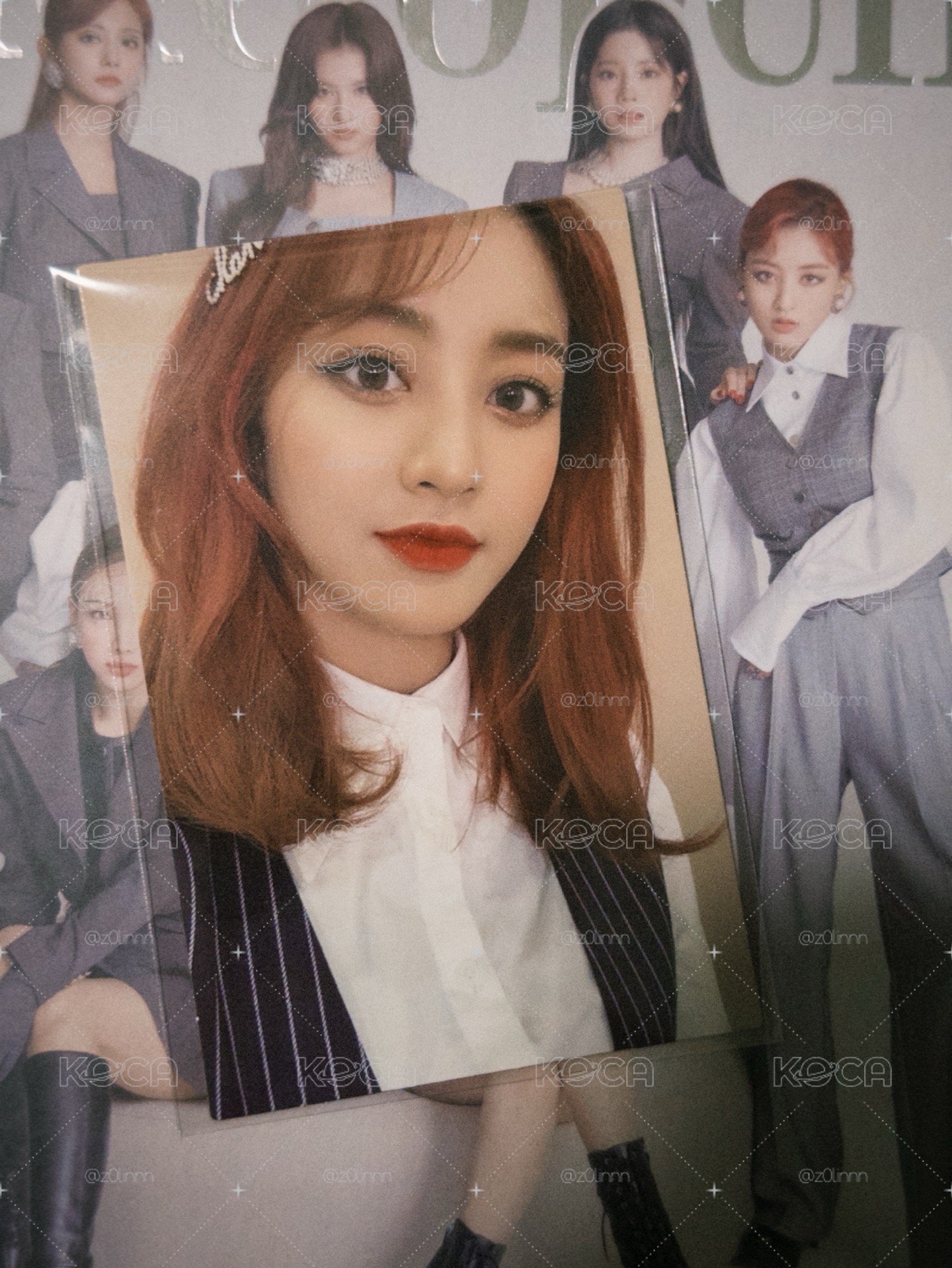 TWICE 志效小卡海報+彩瑛留言卡(可換娜瑜)