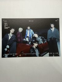 黑底明信片
