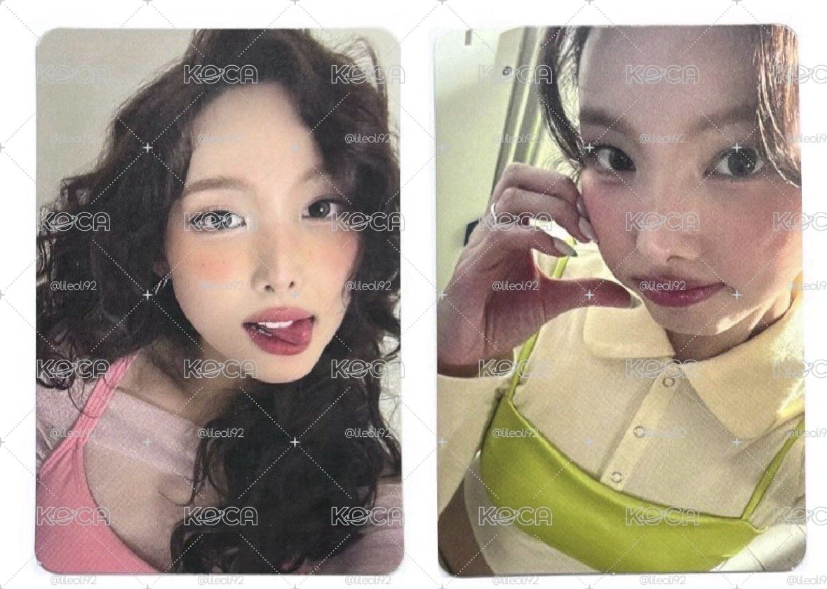 TWICE 娜璉🐰FWEE代言卡💄兩張一起✨一元起標