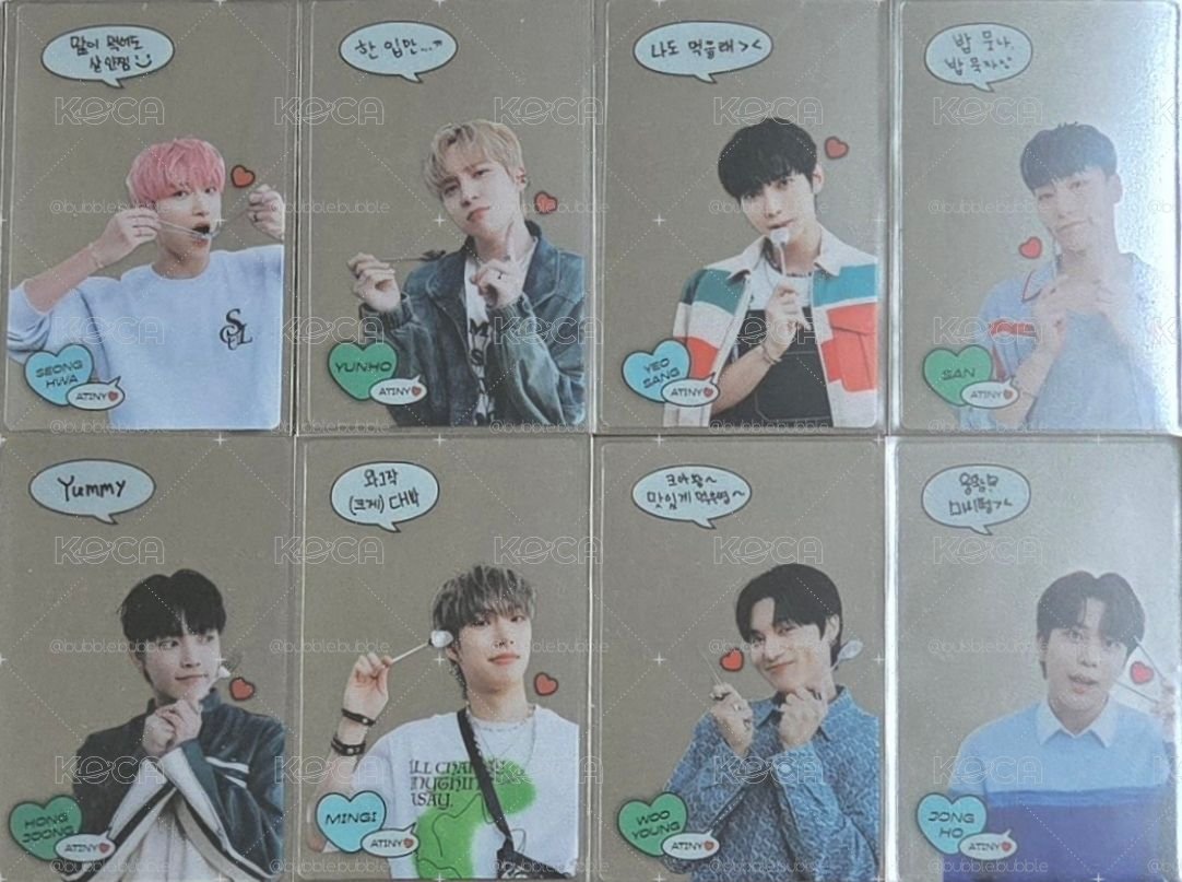 ATEEZ 3期會員禮 續會禮 透卡一套