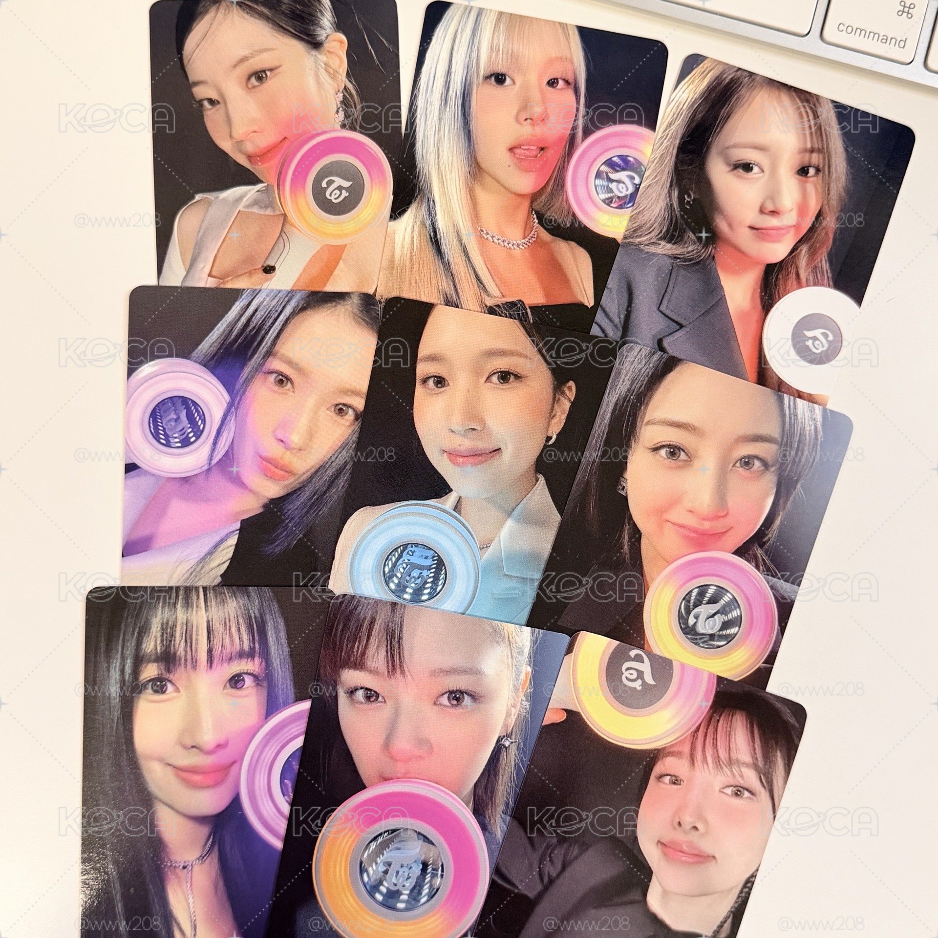 TWICE WM 手燈卡