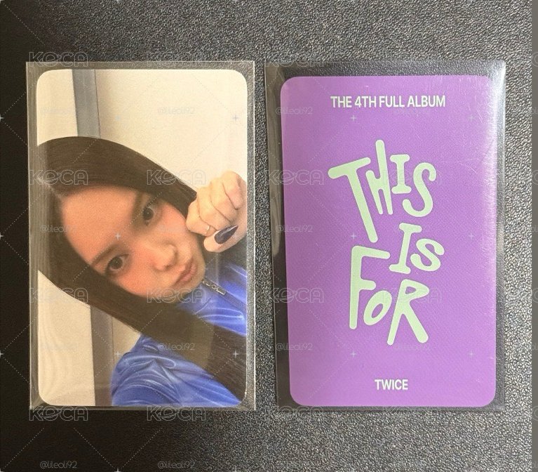 TWICE娜璉🐰THIS IS FOR FANS特典卡🌟一元起標✨