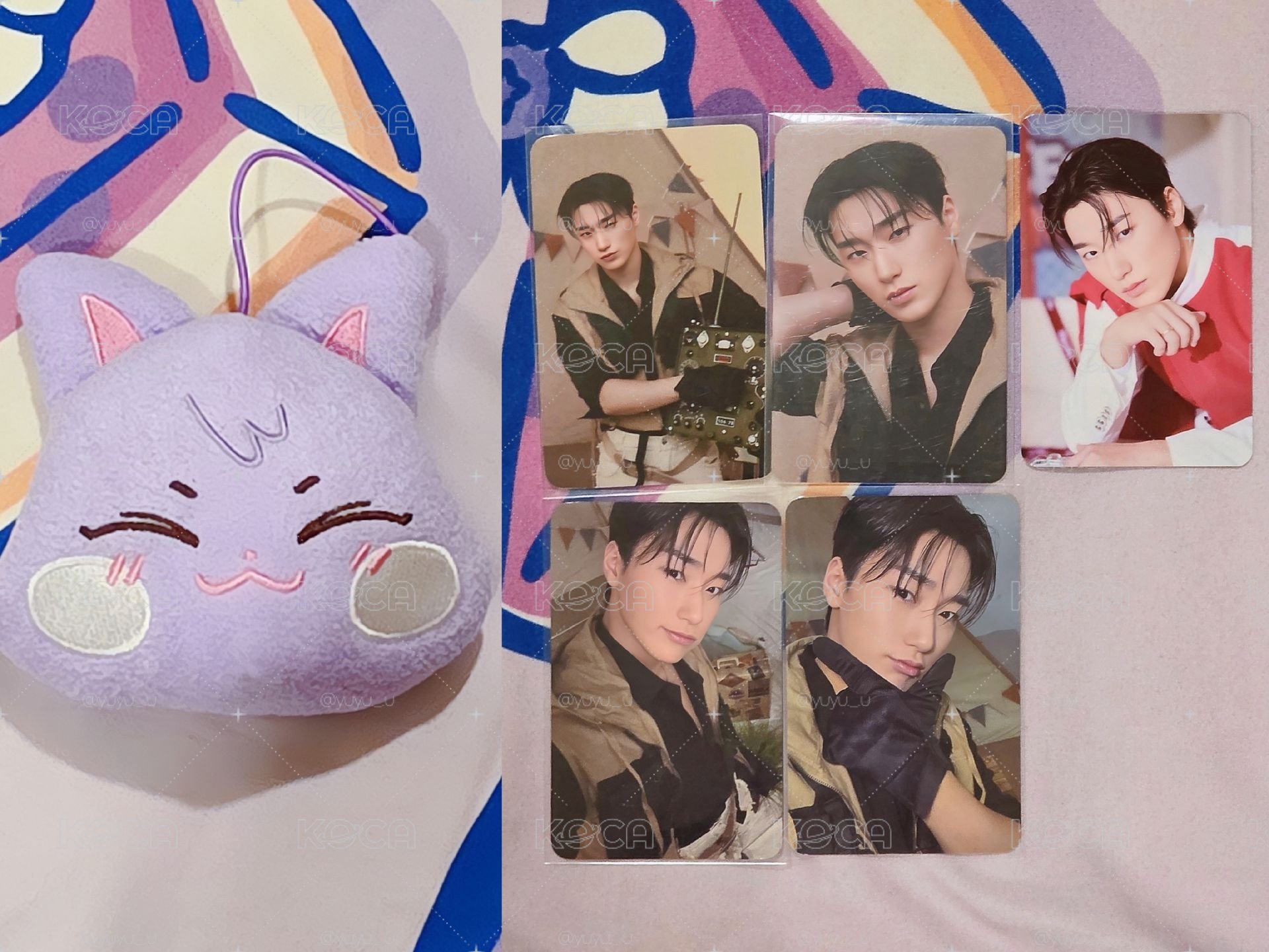 ATEEZ▪︎崔傘 ANITEEZ IN TREASURE 行李吊牌 大頭吊飾 隨機卡包卡
