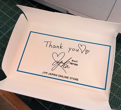 JYP JAPAN｜感謝卡