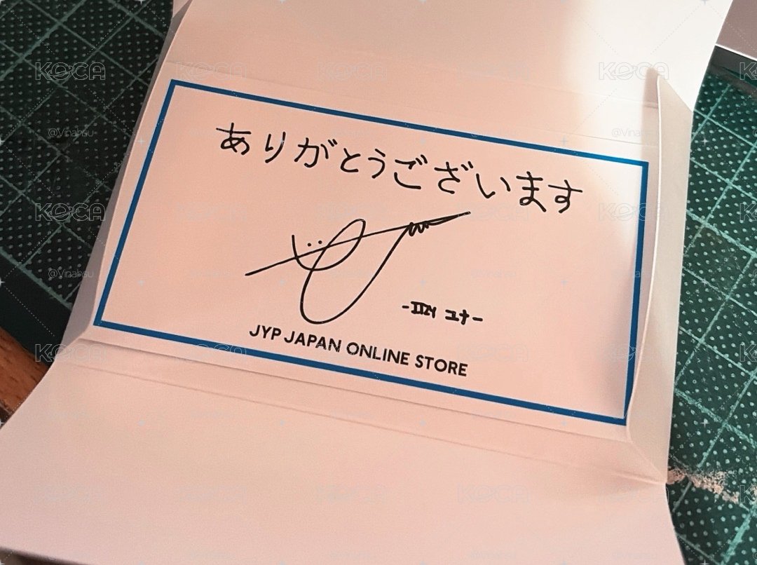 JYP JAPAN｜感謝卡