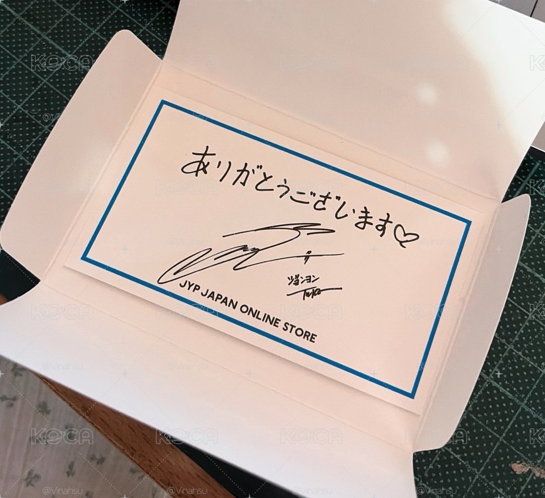 JYP JAPAN｜感謝卡