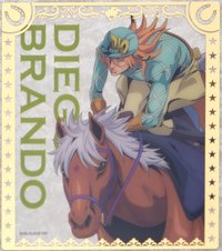 THE JOJO WORLD 騎馬 色紙 