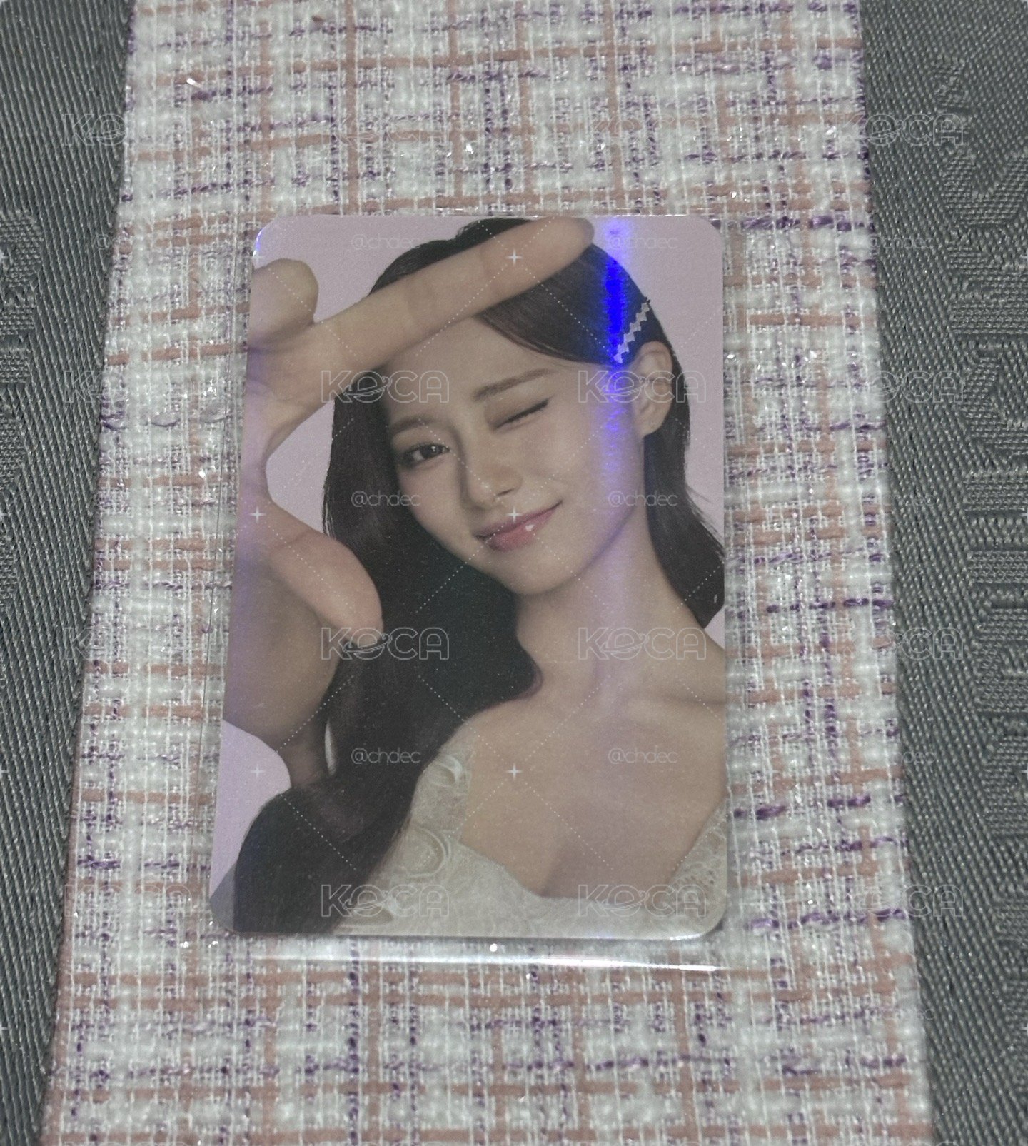 TWICE Tzuyu 7-11代言閃卡