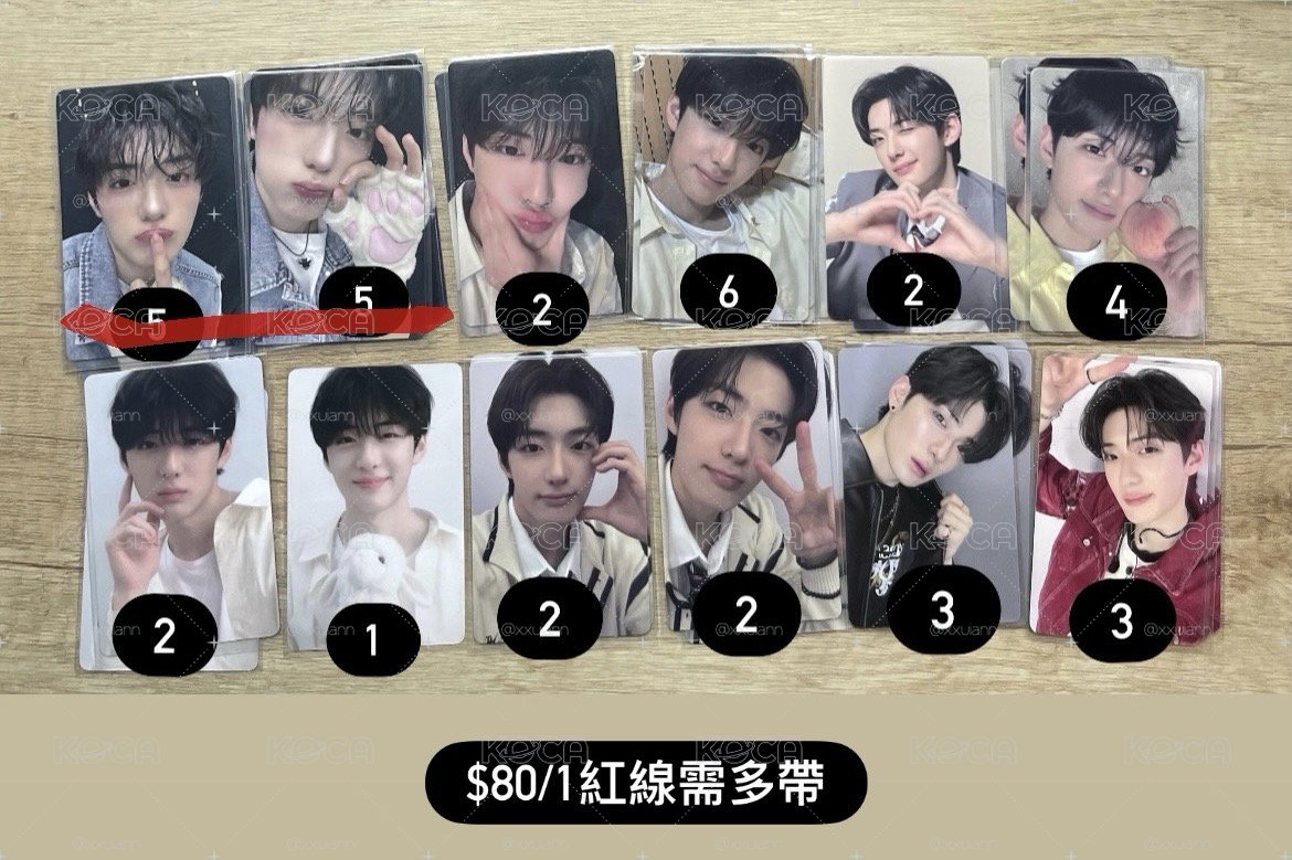 鄭相炫boys2planet展覽卡