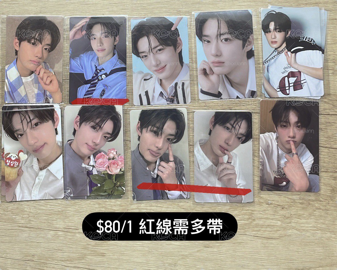 鄭相炫boys2planet展覽卡