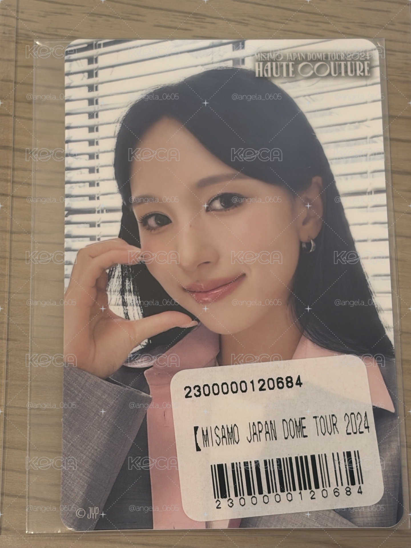 MINA F賞卡貼💚