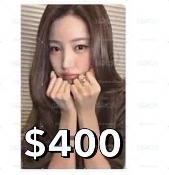 Gfriend Sowon親簽小卡 圖一+圖二不拆