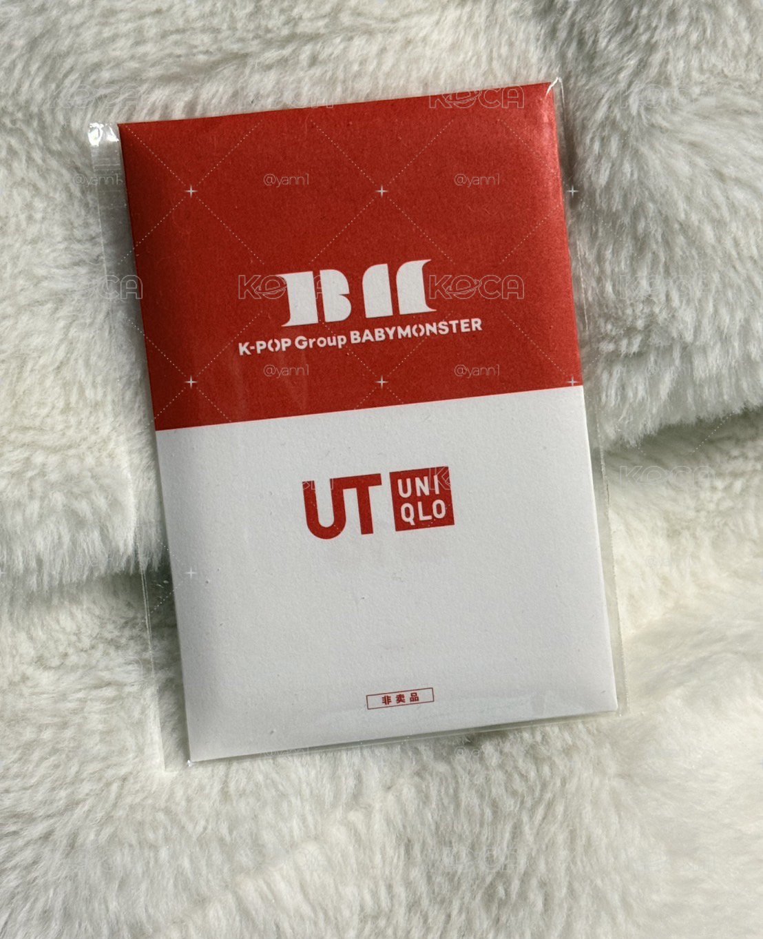 BABYMONSTRR UNIQLO代言卡一套