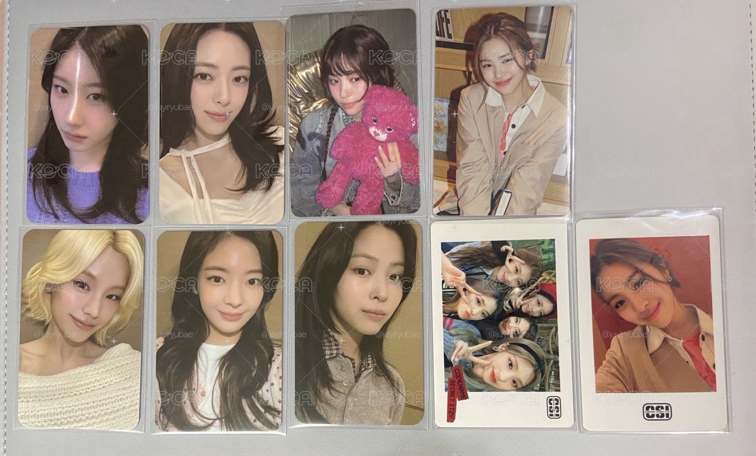 itzy 留真小卡