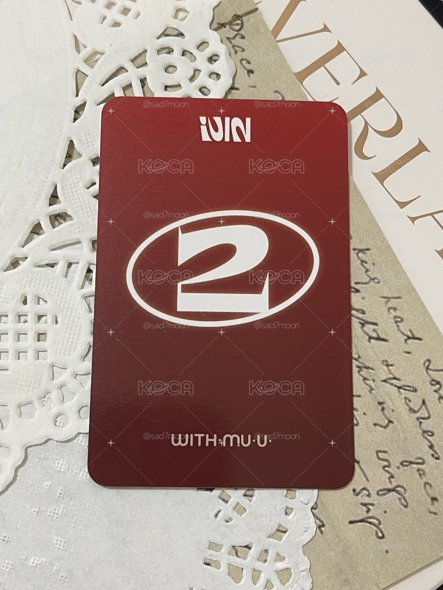 【無包手】正規二 wm 5.0 幸運卡 麵