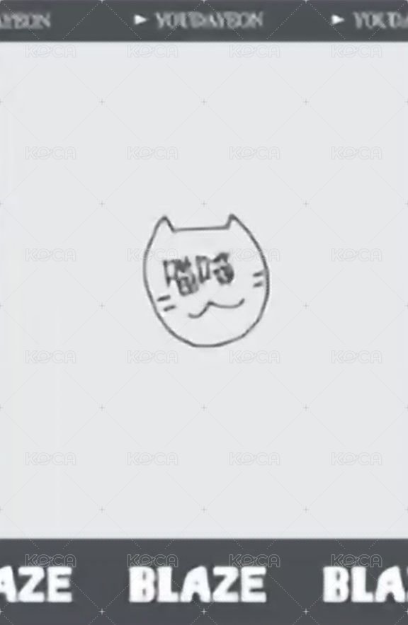 BLAZE 雜誌卡 拍立得 A Set 背面