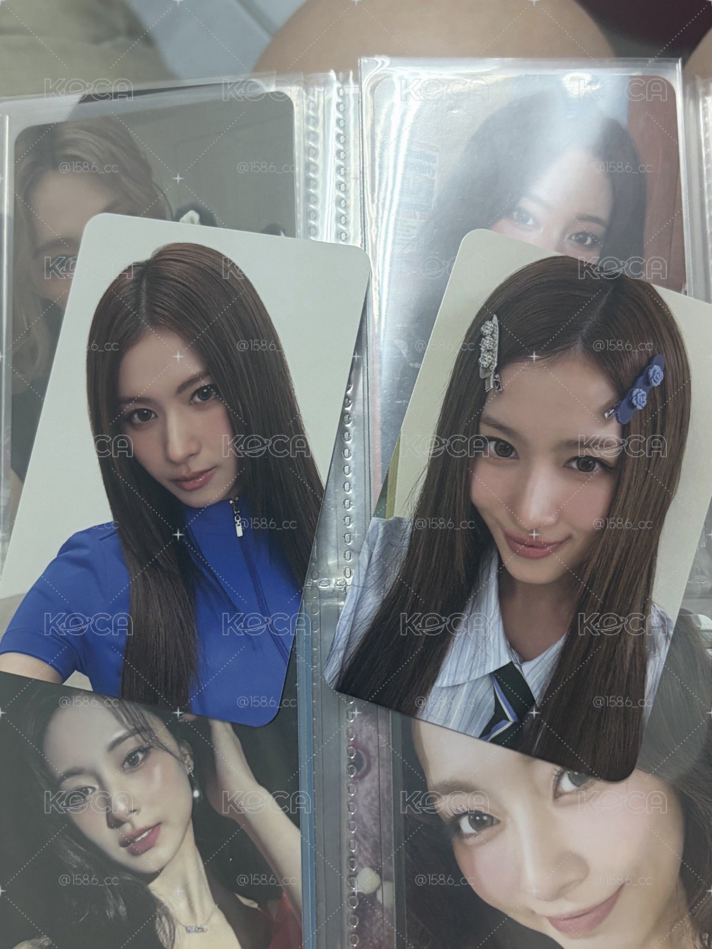 Sana髮夾藍衣合賣