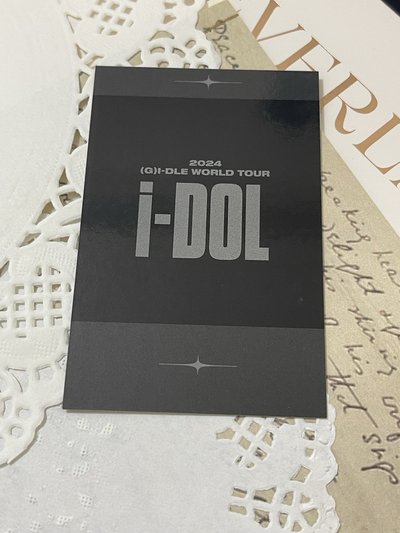  【無包手】24’世巡演唱會 iDOL 周邊卡 麵 兩張一起售