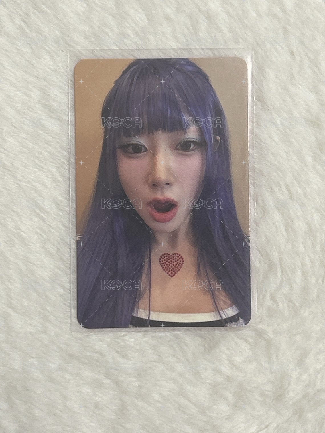 藍髮張嘴呆萌吉