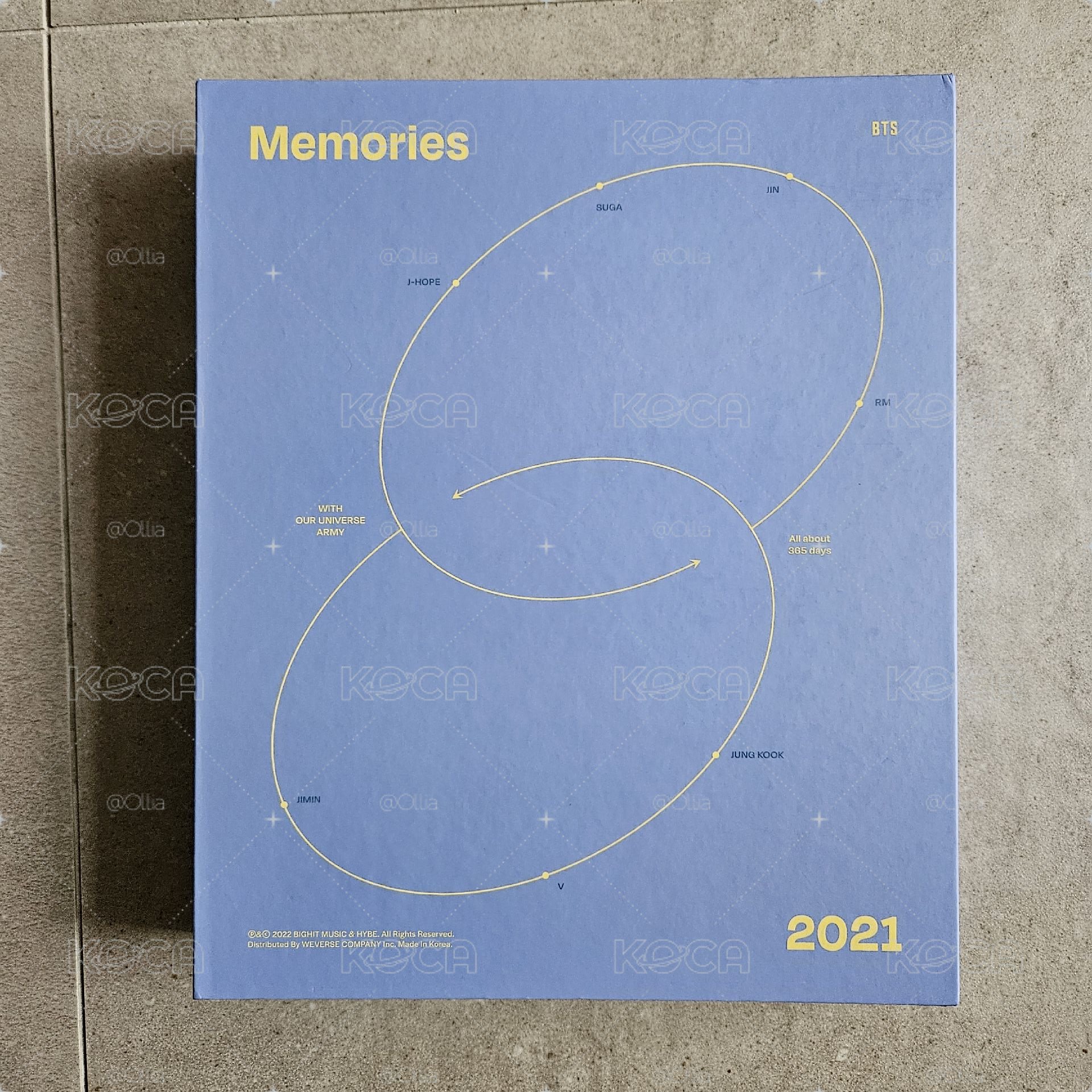 BTS Memories of 2021 DVD 
