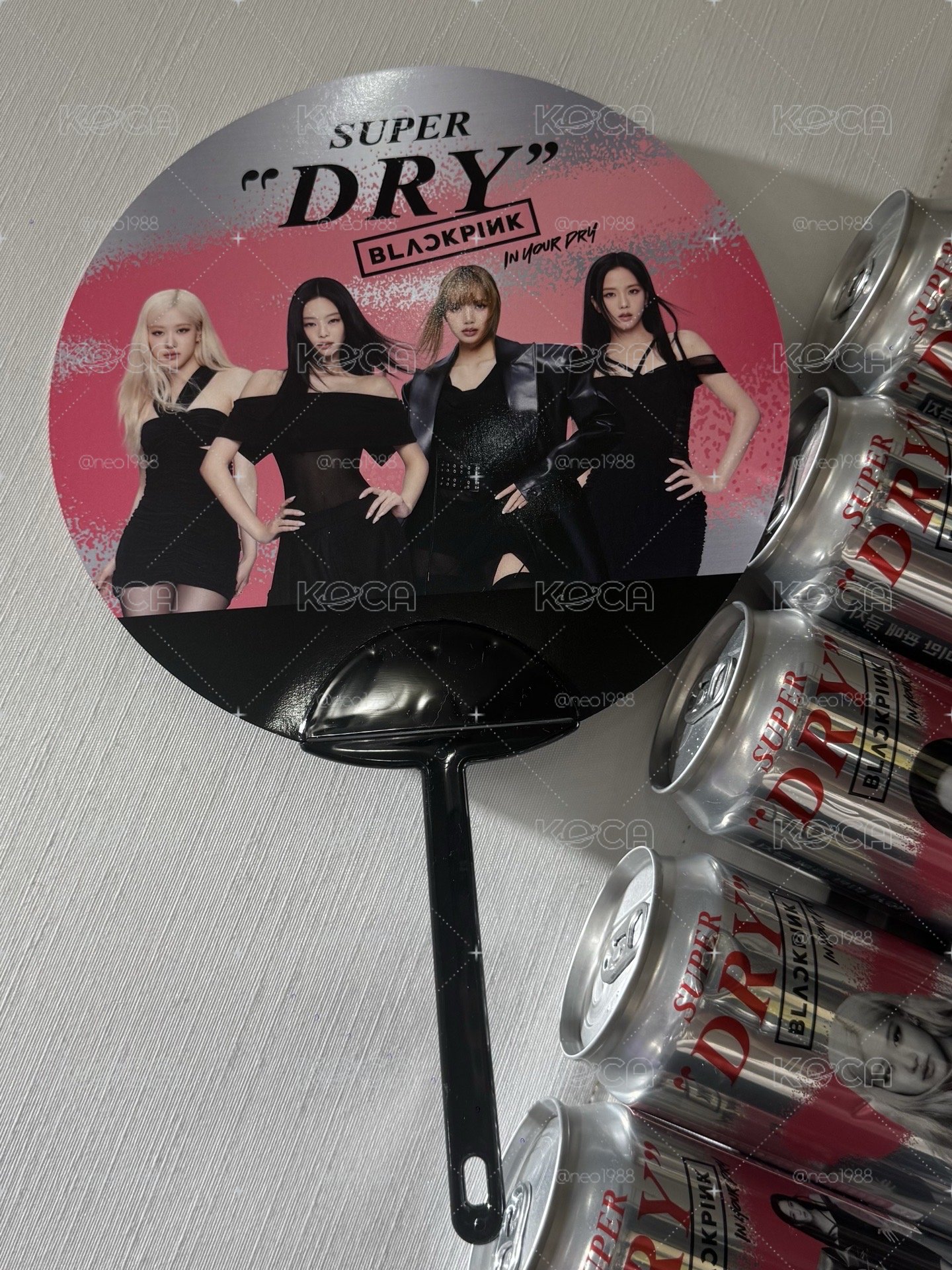 BLACKPINK X ASAHI聯名扇子