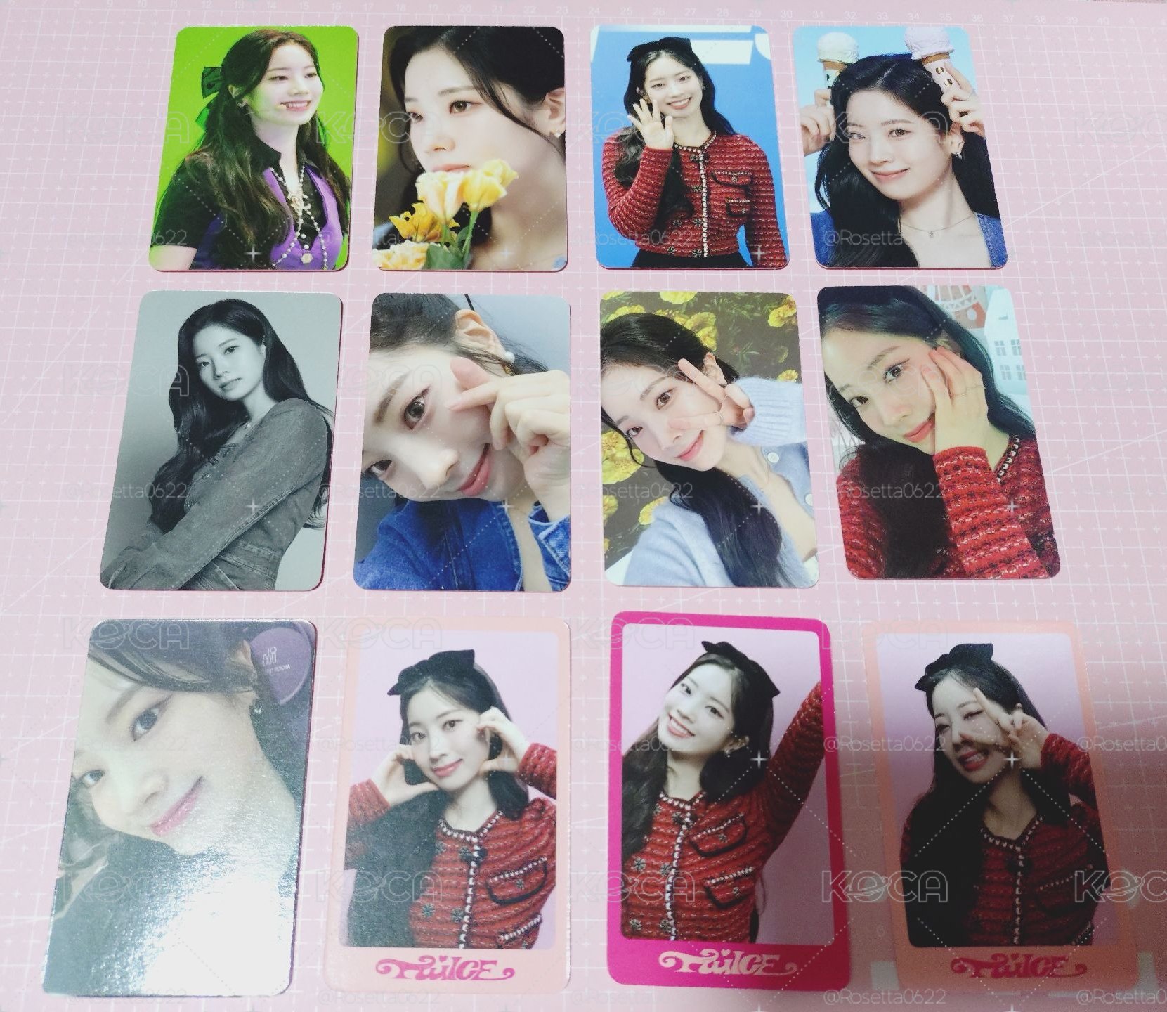 TWICE D'FESTA雜誌小卡 多賢一套