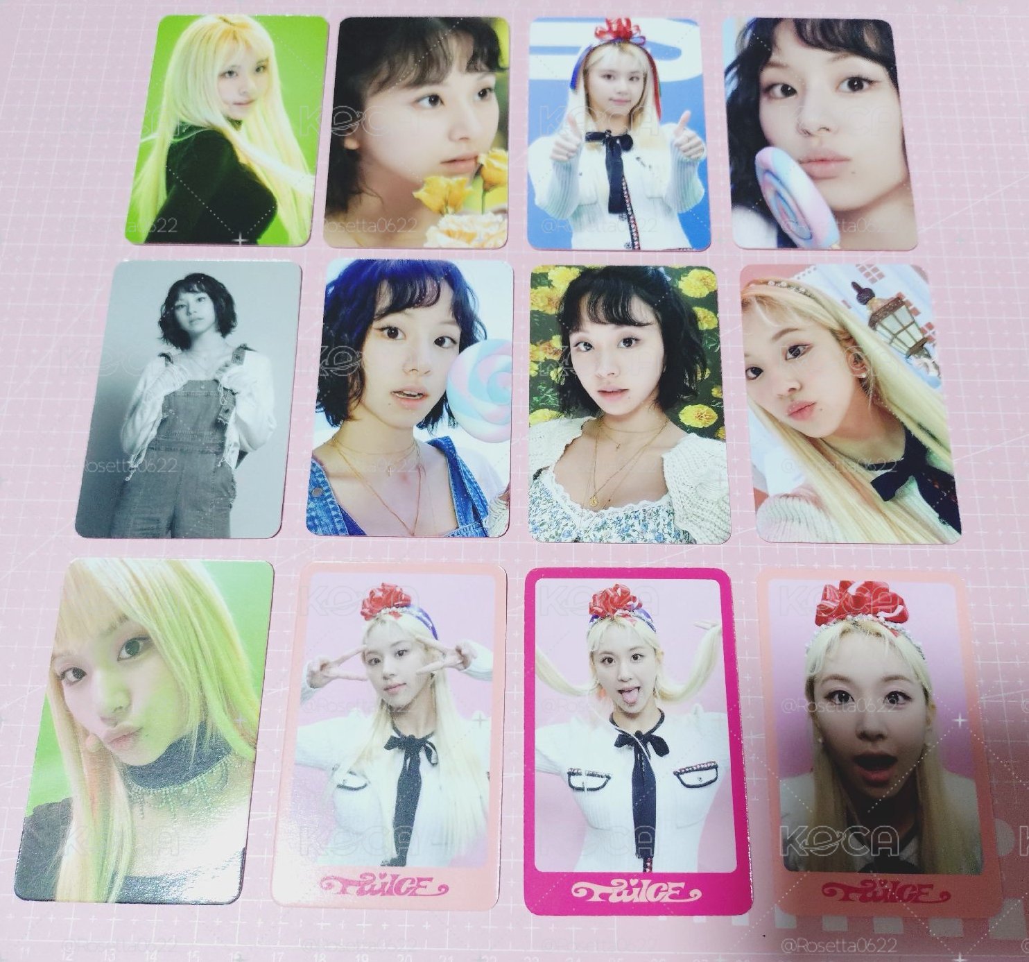 TWICE D'FESTA雜誌小卡 彩瑛一套