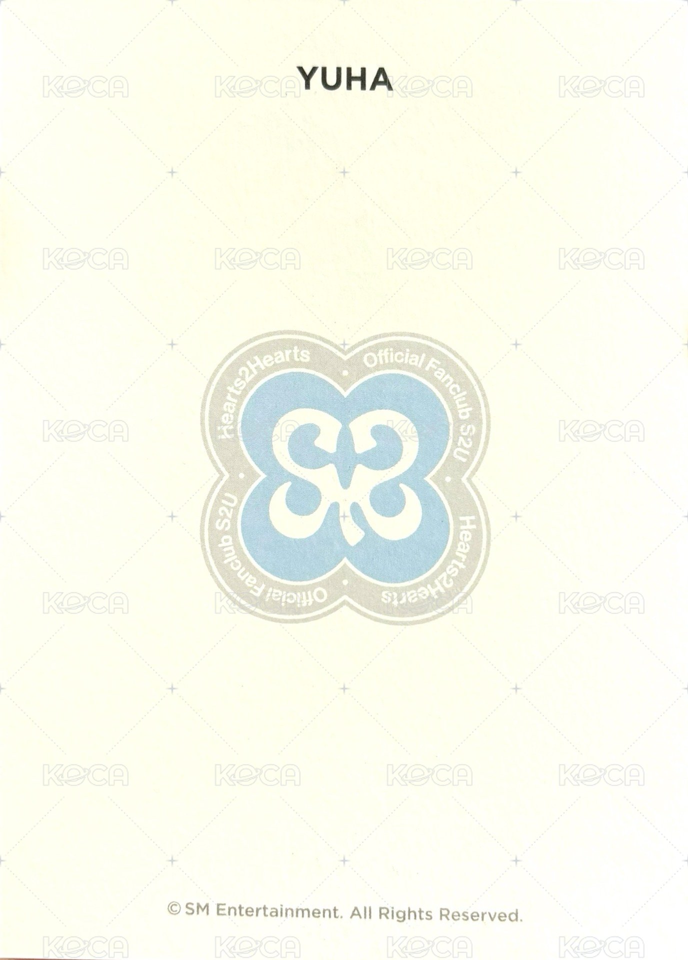 一期會員禮 明信片  背面