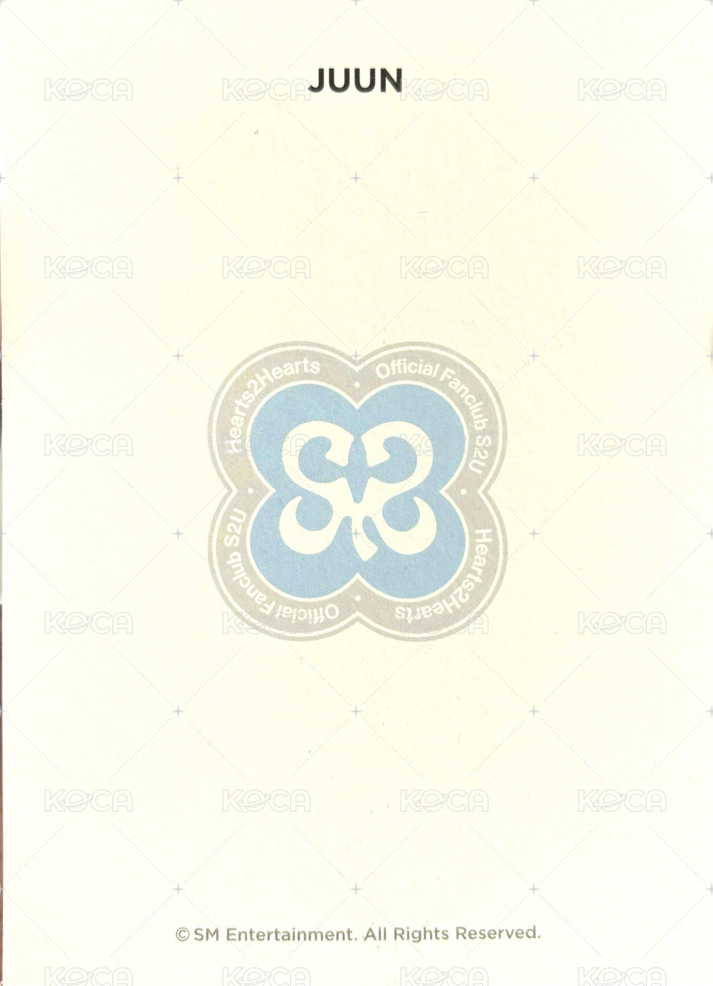 一期會員禮 明信片  背面