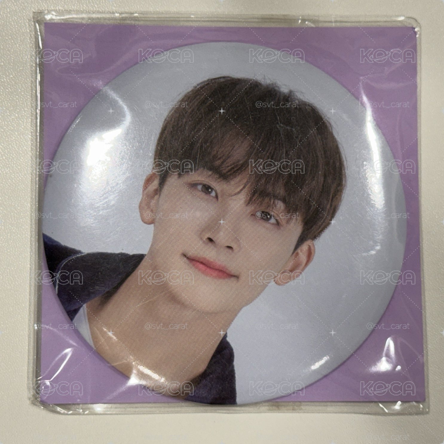SEVENTEEN 2020 4th caratland 四期克拉島 LUCKY DRAW 超大徽章 淨漢